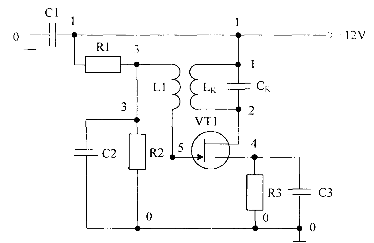 Lc генератор на транзисторе схема